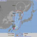 각국 기상청 8호태풍 '바비' 진로예보(8.23) 이미지