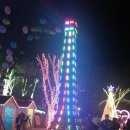 안산 부곡동 불빛 축제 배경 이미지