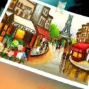 낭만을 그리는 오일 파스텔 이미지