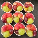 후평지구대 | 에그베이컨샌드위치(하프) + 과일s / 경찰서 지구대 승진 답례 부서이동 간식도시락 소량 단체주문 배달