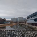 동천교 대천초등학교쪽 | 하늘열차 타고 쉼터에서 예술의 꽃을 감상해 보세요