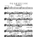 주님손에 맡겨드리리 (악보+영상) 이미지