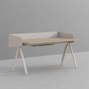 청소년독서실 | 데스커 독서실책상 1600×800 오크 후기｜학생책상·청소년책상 추천