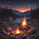 모닥불 이미지