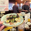 산내초교 앞 횡단보도(3) | 삿포로 스스키노 맛집 추천｜야키토리 혼포 후기｜다이와로이넷 숙소 앞, 눈 오는 날 핫사케