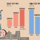 "출생률 0%? 여긴 딴세상"…인구 늘어만 가는 '강남공화국' 이미지