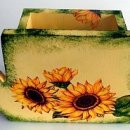 냅킨아트 연필꽂이 이미지