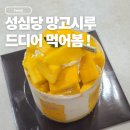 성심당 망고시루 판매기간 먹는법?시트지 안뜯고 퍼먹기, 3시간 이동 보관 후기