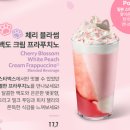 마이체리블라썸 | 스타벅스 체리 블라썸 백도 크림 프라푸치노 후기