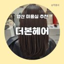 더본헤어 - 천안시 동남구 | 양산물금미용실 더본헤어 손상모 물광매직 후기