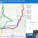 강원도 정선군 함백산 일출산행 최단코스 (백두대간만항재~임도~함백산정상~창옥봉 원점회귀) gpx [참고용] 이미지