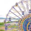 시운전 중인 경주월드 신상 어트랙션 대관람차 이미지