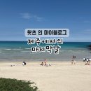 연수원밥상 | 제주에서의 마지막날(함덕해수욕장,제라진밥상,마음샌드)
