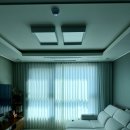 힐스테이트2단지㉵ | 파주 힐스테이트 더 운정 2단지 거실 쉬폰커튼 &amp; 블라인드 시공 후기!