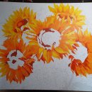 명화그리기 - 해바라기꽃 이미지