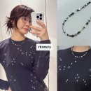 스텔라인핏 | 여자 가을코디 추천, 디자이너브랜드 리오므(RIOMEU) 프린트 티셔츠 &amp; 목걸이 후기