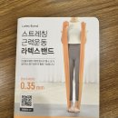 근력스트레칭 | 다이소 스트레칭 근력운동 라텍스 밴드 후기 (ft. 운동 동영상 첨부)