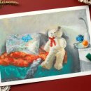 오일파스텔 일상 드로잉 이미지