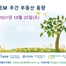 ★10/25(월) 은행 등 제휴 금융기관의 부동산 종합 서비스와 함께하는 REM이 드리는 주간부동산동향 이미지