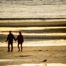 노을빛 풍경 이미지