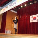 박혜정시인 문화교실 작품전시회 개막식에서 축시낭송 이미지