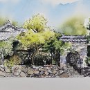 어반스케치, 수채화 이미지