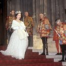 영국 엘리자베스 여왕 90년 이미지