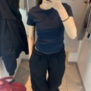 2025 h&amp;m 기본티 추천 / 유니클로 크루넥 상위호환 반팔, 이너티용 긴팔, 기본가디건 착샷 후기
