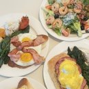플라잉에그 | 더플라잉팬 레드 : 강남역 브런치 맛집의 중심👍, 더플라잉팬의 아침 & 스크램블에그 소시지 후기
