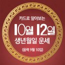 오늘의 운세 --- 2024년 10월 12일(음력 9월 10일) 己酉 토요일 이미지