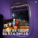 608 | [싱가포르 한국행 비행기] 싱가포르항공 B787기종 SQ608 탑승후기 (와이파이, 기내식 및 간식)