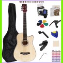통기타A | 블루엔젤 GRIT 입문용 통기타 내츄럴 1세트 BA-01 정리