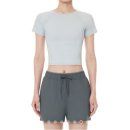 페이스터치 | [andar] 필라테스 상의 추천.안다르 에어터치 페이스 숏슬리브 크롭티 (솔리드) 1+1후기