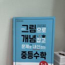 중등수학 문제집 기초 그림으로 개념잡고 문제로 내신잡는 중등수학 1-1 눈물의 완북