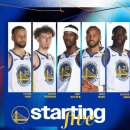 워리어스 스타팅5 vs 샌안토니오 스퍼스 이미지