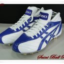 [ASICS] K20XJ 아식스 2012년 교환형 징 야구화 미드 백/청 이미지