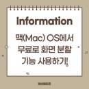 맥(MAC)Ⅱ | 맥(Mac)에서 화면분할 기능 무료로 사용하기!