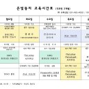 2023년 은빛둥지 교육시간표 이미지