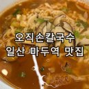 손*진 - 미추홀구 숙골로43번길 30 | 일산 마두역 숨겨진 칼국수 맛집 오직 손 칼국수 후기