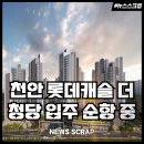 청수114공인중개사사무소 | 천안 롯데캐슬 더 청당 본격적인 입주 개시