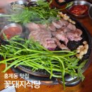 홍제삼겹살 | 멜젓에 미나리까지 제공되는 홍제역삼겹살 맛집 꽃돼지식당 후기