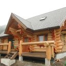 통나무집 이미지