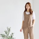 (반짝공동구매)인견자수 조끼+바지 한벌 이미지