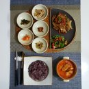 아침밥상 이미지