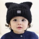 비니캣 | 내돈내산 아기 겨울모자 후기🖤 더로하 캣 비니 &amp; 바라클라바 착용기