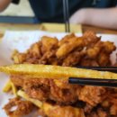 신전떡볶이둔전점 | 용인 둔전 치킨맛집 노랑통닭 매운 치킨, 맵싸한 반반 치킨 후기