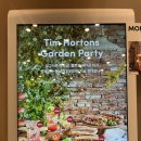 팀홀튼(Tim Hortons) 가든파티 애플쉐이큰티, 메이플 크롤러 도넛 내돈내산 후기 팀홀튼 신논현점