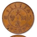 ﻿중국 동전 희귀동전 대청 동화 화이 20문예 화폐가 517.5만 인민폐 경매 거래되었다 이미지