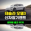 테슬라 모델3 신차장기렌트 하루에 5대 출고한 이야기