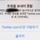 트위터 계정 잠금 푸는 법 없지...?ㅜ 이미지